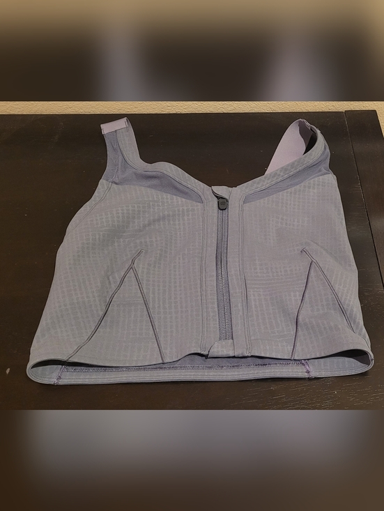 lululemon athletica Other - Lululeom Lab Front-Zip Light Gray Sports Bra